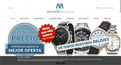 Desktop Screenshot of munozrelojeros.com